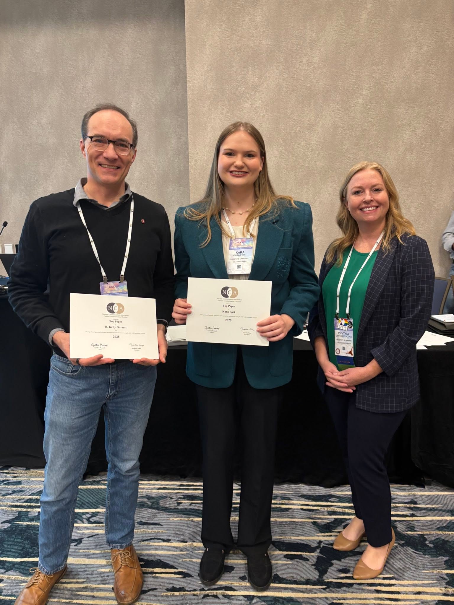 Top Paper in Political Communication at NCA